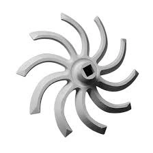 What industries commonly use cast iron spider wheels?