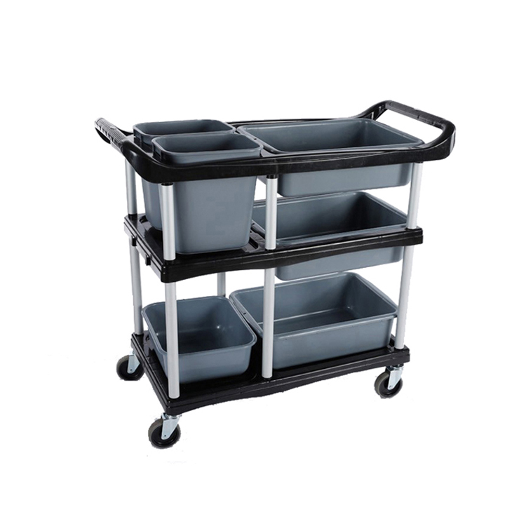 Best Hotel Dish Cleaning Cart Trolley With Barrel Best Hotel Dish Cleaning Cart Trolley With Barrel
